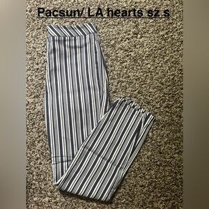Pacsun LA Hearts striped pants